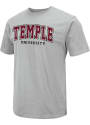 Temple Owls Colosseum Arch Name T Shirt - Grey
