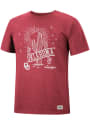 Oklahoma Sooners Wrangler Desert Fashion T Shirt - Crimson