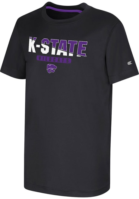 Youth K-State Wildcats Grey Colosseum RK Short Sleeve T-Shirt