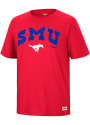 SMU Mustangs Wrangler Team Fashion T Shirt - Red