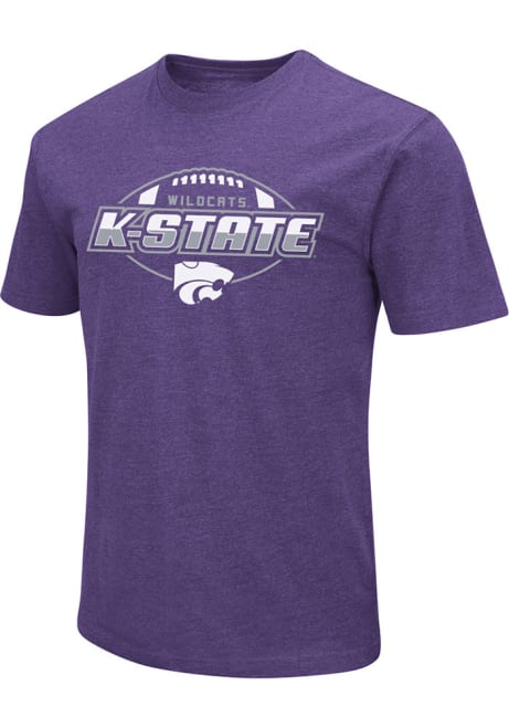 K-State Wildcats Purple Colosseum Football Schedule Short Sleeve T Shirt