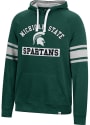 Michigan State Spartans Colosseum Your Opinion Man Hooded Sweatshirt - Green