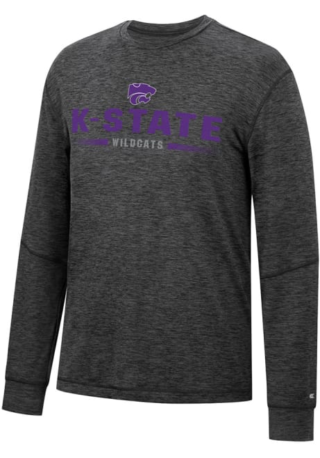 Mens K-State Wildcats Black Colosseum Tournament Tee