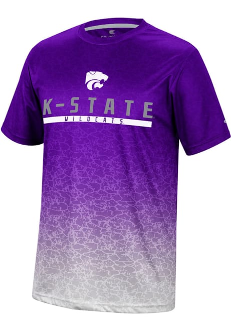 K-State Wildcats Purple Colosseum Walter Short Sleeve T Shirt