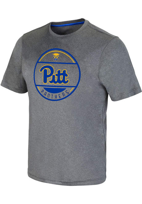 Pitt Panthers Grey Colosseum Larry Short Sleeve T Shirt