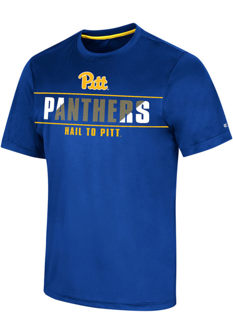 Pitt Panthers Blue Colosseum Marty Short Sleeve T Shirt