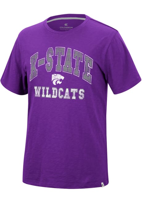 K-State Wildcats Purple Colosseum Nice Marmot Short Sleeve T Shirt