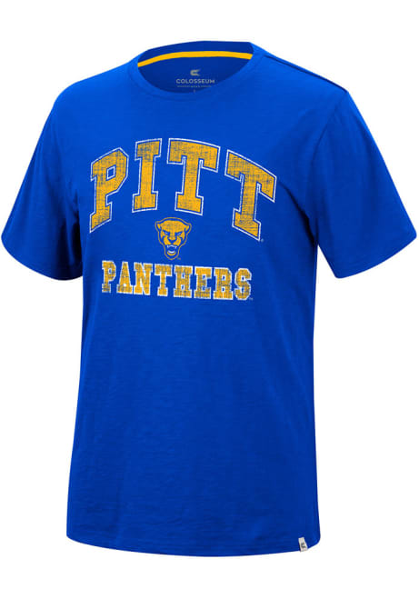 Pitt Panthers Blue Colosseum Nice Marmot Short Sleeve T Shirt