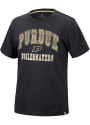 Purdue Boilermakers Colosseum Nice Marmot T Shirt - Black