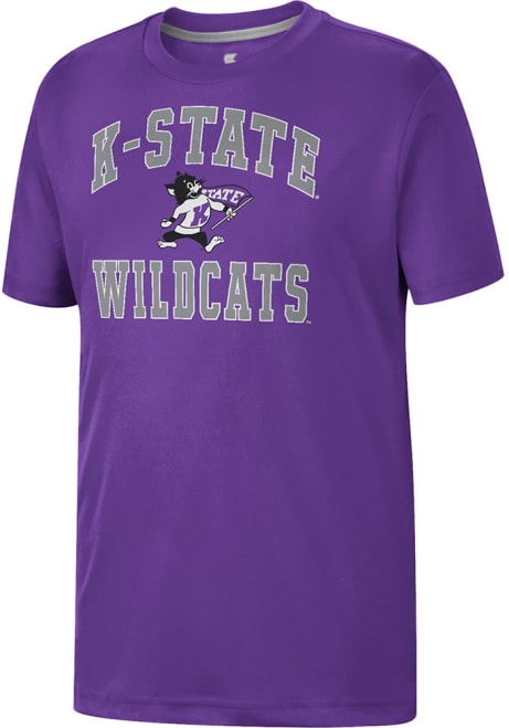 Youth K-State Wildcats Purple Colosseum GCC SMU George Short Sleeve T-Shirt