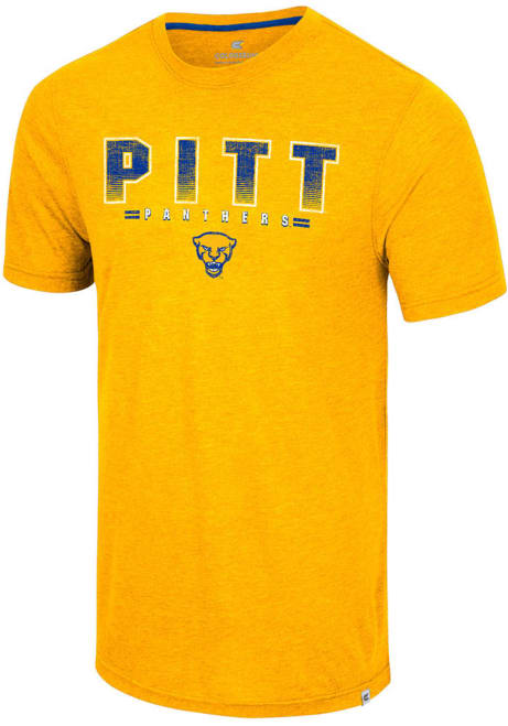 Pitt Panthers Gold Colosseum Ticking Like This Short Sleeve T Shirt