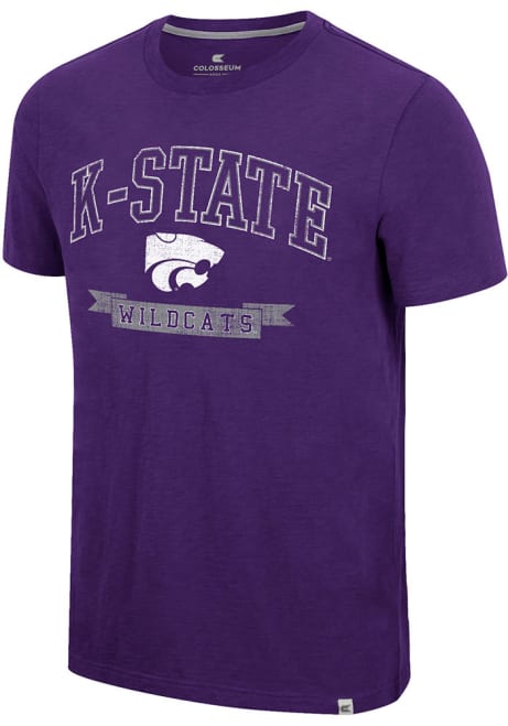 K-State Wildcats Purple Colosseum Objection Short Sleeve T Shirt