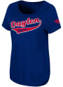 Dayton Flyers Womens Colosseum Down To The River T-Shirt - Navy Blue