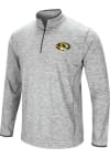 Main image for Colosseum Missouri Tigers Mens Grey Sprint Long Sleeve 1/4 Zip Pullover