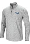Main image for Colosseum Pitt Panthers Mens Grey Sprint Long Sleeve 1/4 Zip Pullover