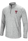 Main image for Colosseum Texas Tech Red Raiders Mens Grey Sprint Long Sleeve Qtr Zip Pullover