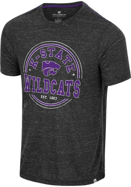 K-State Wildcats Charcoal Colosseum Modicum Of Gratitude Short Sleeve T Shirt