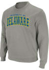 Main image for Colosseum Delaware Fightin' Blue Hens Mens Grey STADIUM Long Sleeve Crew Sweatshirt