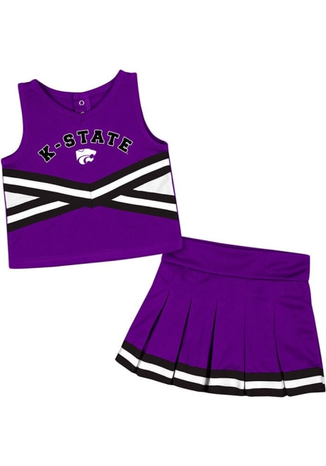 Toddler Girls K-State Wildcats Purple Colosseum Carousel Cheer Sets