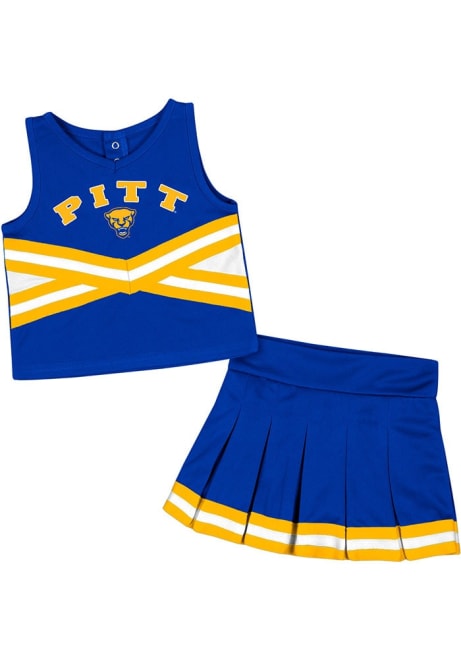 Toddler Girls Pitt Panthers Blue Colosseum Carousel Cheer Sets