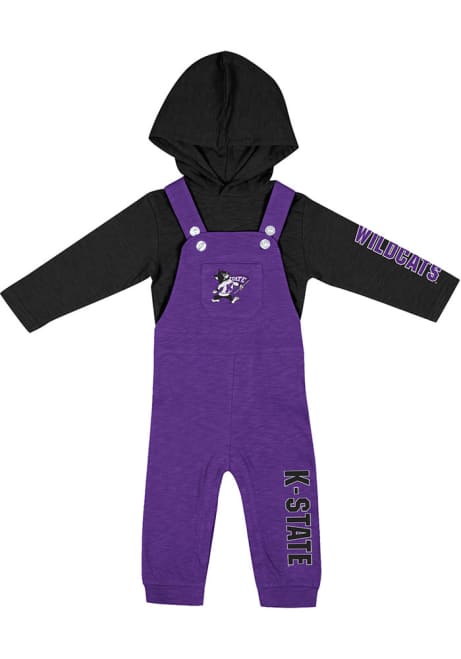 Infant K-State Wildcats Purple Colosseum Chim Chim Top and Bottom Set