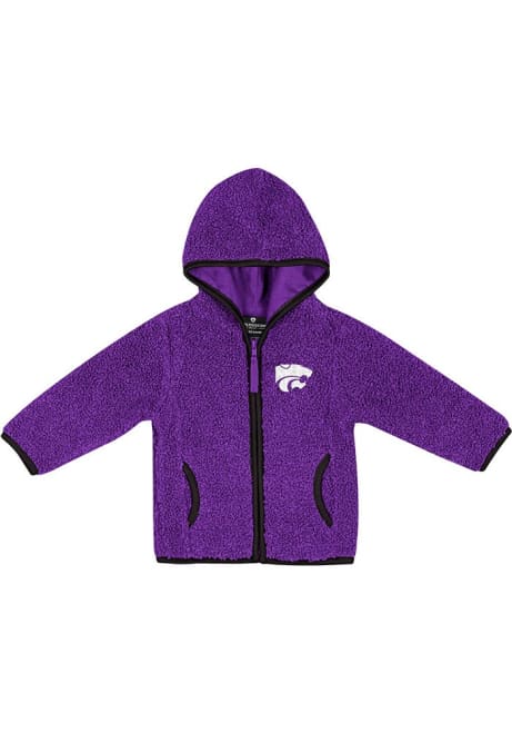 Baby K-State Wildcats Grey Colosseum Walk In The Park Light Weight Jacket