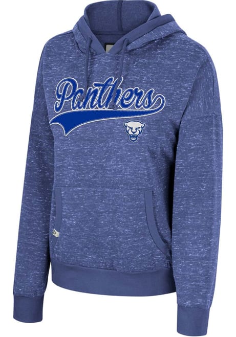 Womens Pitt Panthers Blue Colosseum Not Too Cold Hooded Sweatshirt