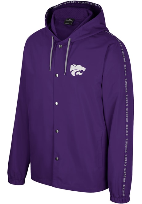 Mens K-State Wildcats Purple Colosseum Brewster Light Weight Jacket