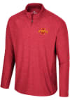 Main image for Colosseum Iowa State Cyclones Mens Cardinal Skynet Long Sleeve 1/4 Zip Pullover