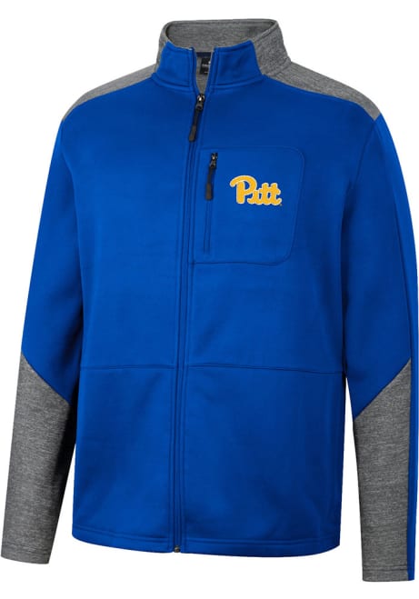 Mens Pitt Panthers Blue Colosseum Id Keep Playing Medium Weight Jacket