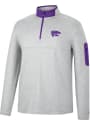 K-State Wildcats Colosseum Country Club 1/4 Zip Pullover - Grey