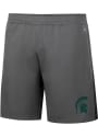 Michigan State Spartans Colosseum Smails Woven Shorts - Grey
