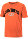 Oklahoma State Cowboys Colosseum Earth First Recycled Fashion T Shirt - Orange