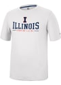 Illinois Fighting Illini Colosseum McFiddish T Shirt - White