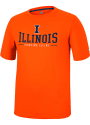 Illinois Fighting Illini Colosseum McFiddish T Shirt - Orange