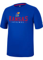 Kansas Jayhawks Colosseum McFiddish T Shirt - Blue