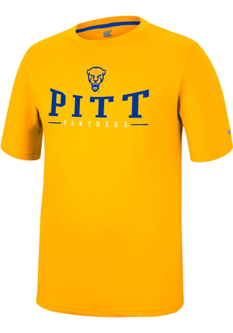 Pitt Panthers Gold Colosseum McFiddish Short Sleeve T Shirt