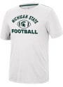 Michigan State Spartans Colosseum Motormouth Football T Shirt - White