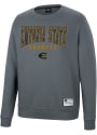 Emporia State Hornets Colosseum Scholarship Fleece Crew Sweatshirt - Charcoal