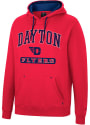 Dayton Flyers Colosseum Scholarship Fleece Hooded Sweatshirt - Red