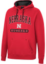 Nebraska Cornhuskers Colosseum Scholarship Fleece Hooded Sweatshirt - Red