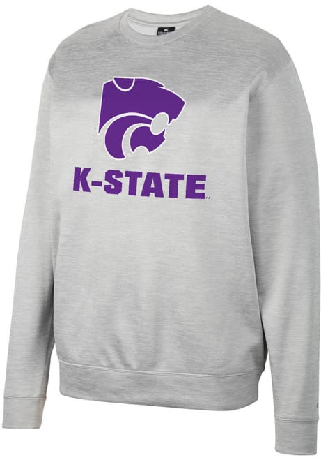 Mens K-State Wildcats Grey Colosseum Creed Sweatshirt