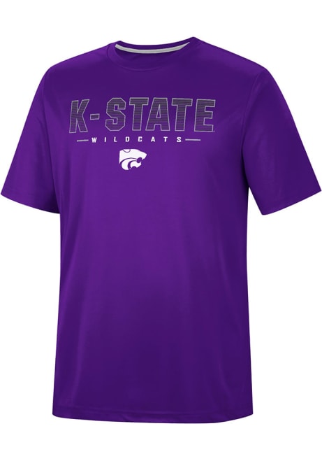K-State Wildcats Purple Colosseum Hamilton Short Sleeve T Shirt