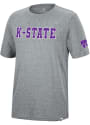 K-State Wildcats Colosseum Crosby Fashion T Shirt - Grey