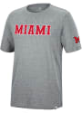 Miami RedHawks Colosseum Crosby Fashion T Shirt - Grey