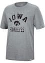 Iowa Hawkeyes Colosseum Trout Fashion T Shirt - Grey