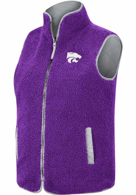 Womens K-State Wildcats Purple Colosseum Co-Assistant Reversible Vest