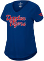 Dayton Flyers Womens Colosseum Stylishly T-Shirt - Navy Blue