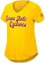 Iowa State Cyclones Womens Colosseum Stylishly T-Shirt - Gold