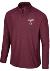 Main image for Colosseum Temple Owls Mens Cardinal Skynet Long Sleeve 1/4 Zip Pullover